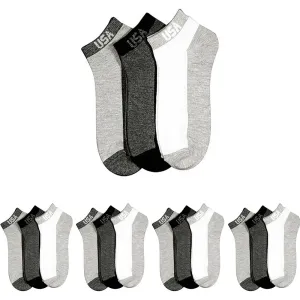 12 Pairs Ankle Quarter Crew Men Women Sport Socks Low Cut Stretchy Size 9-11 New