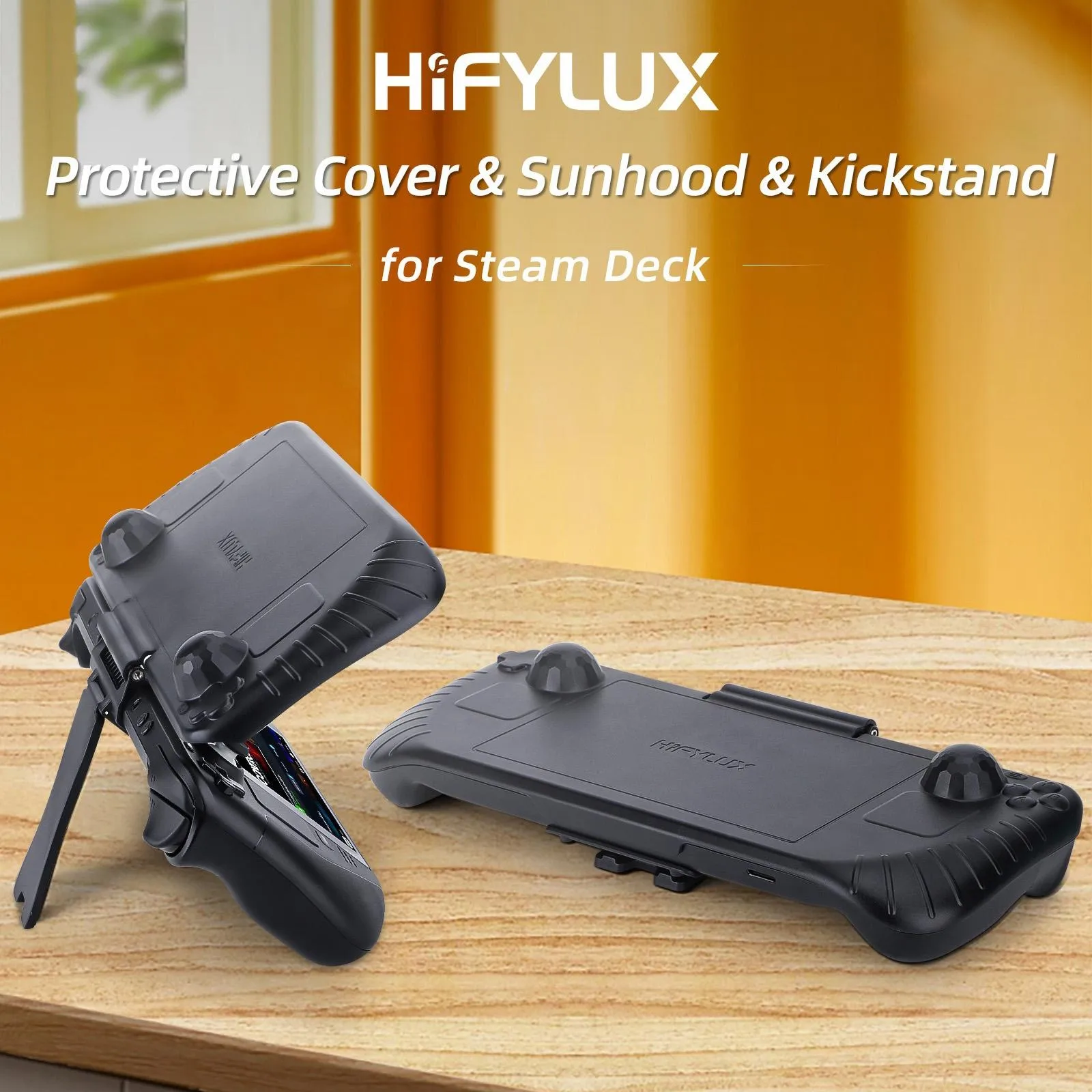 3-in-1 Gaming Console Protector | Sun Hood | Kickstand