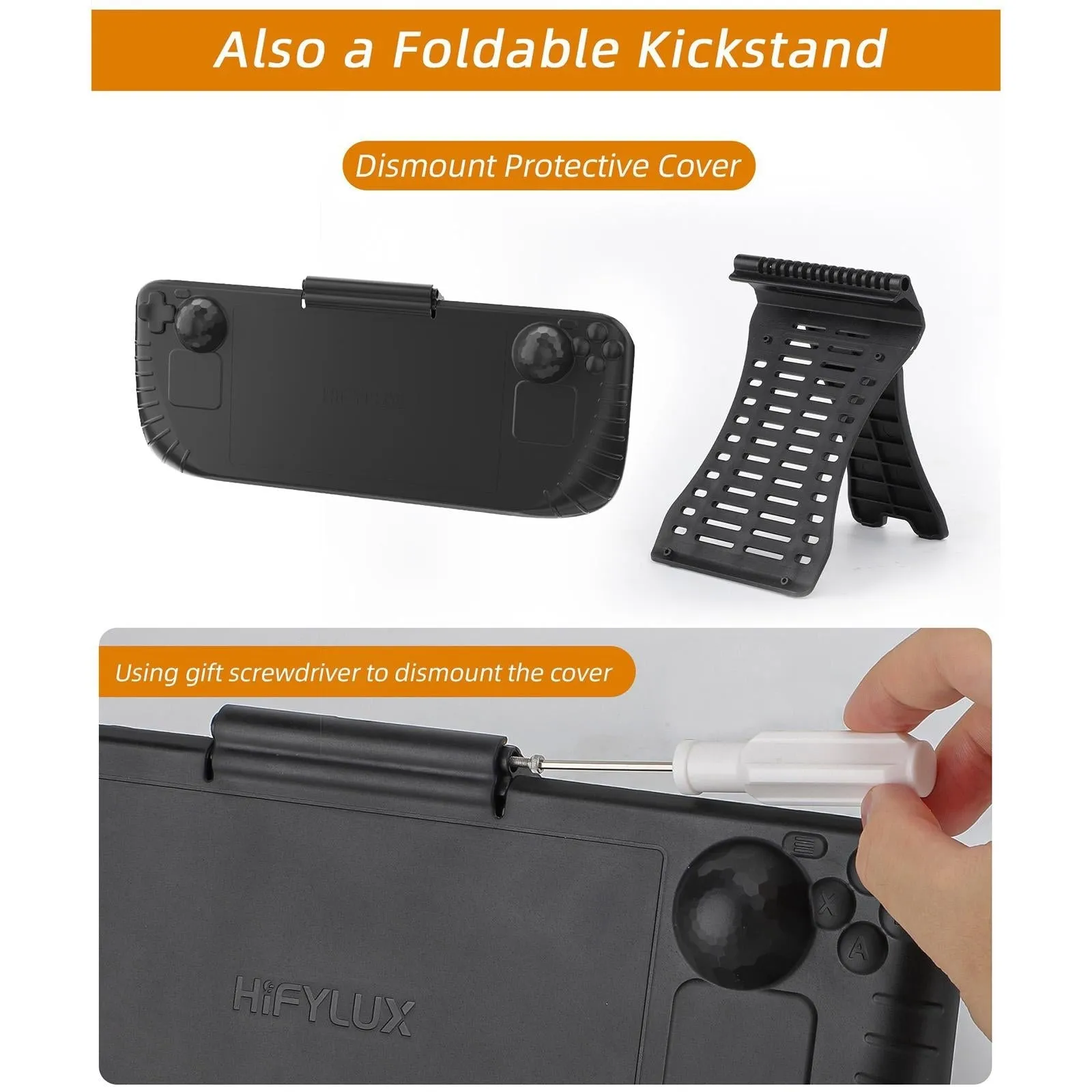 3-in-1 Gaming Console Protector | Sun Hood | Kickstand