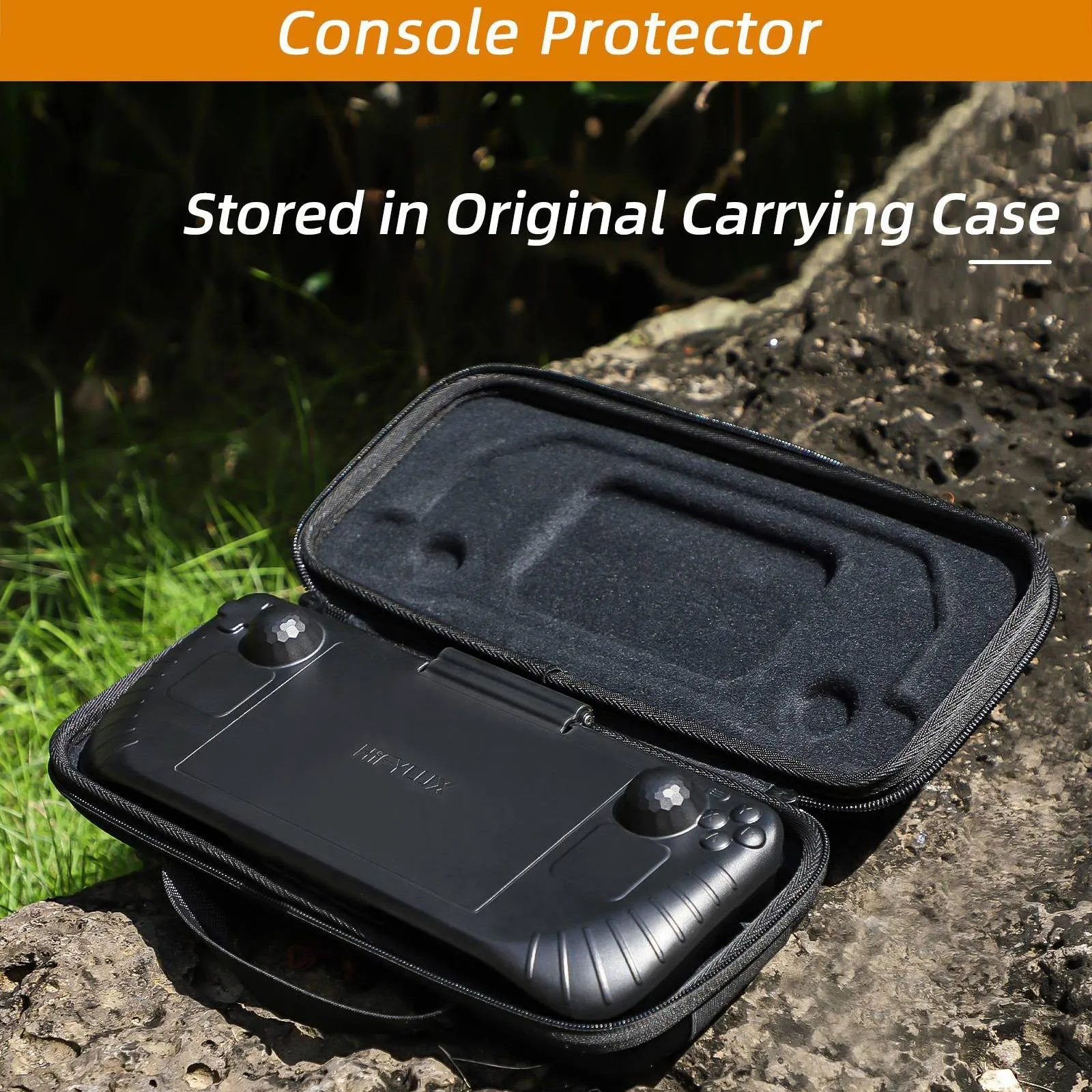 3-in-1 Gaming Console Protector | Sun Hood | Kickstand