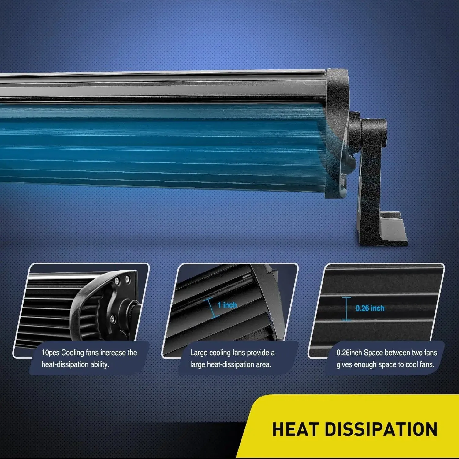 32 Inch 180W Double Row Curved Spot Flood LED Light Bar