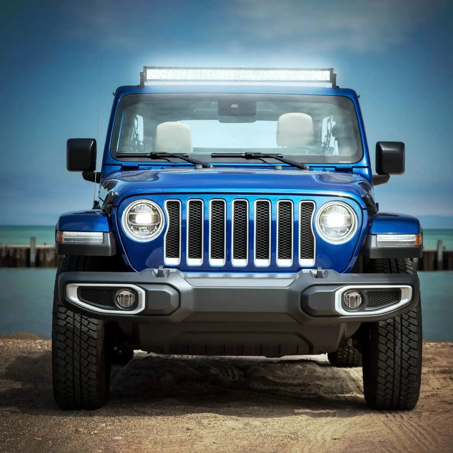 42 Inch 240W Double Row Spot Flood LED Light Bar