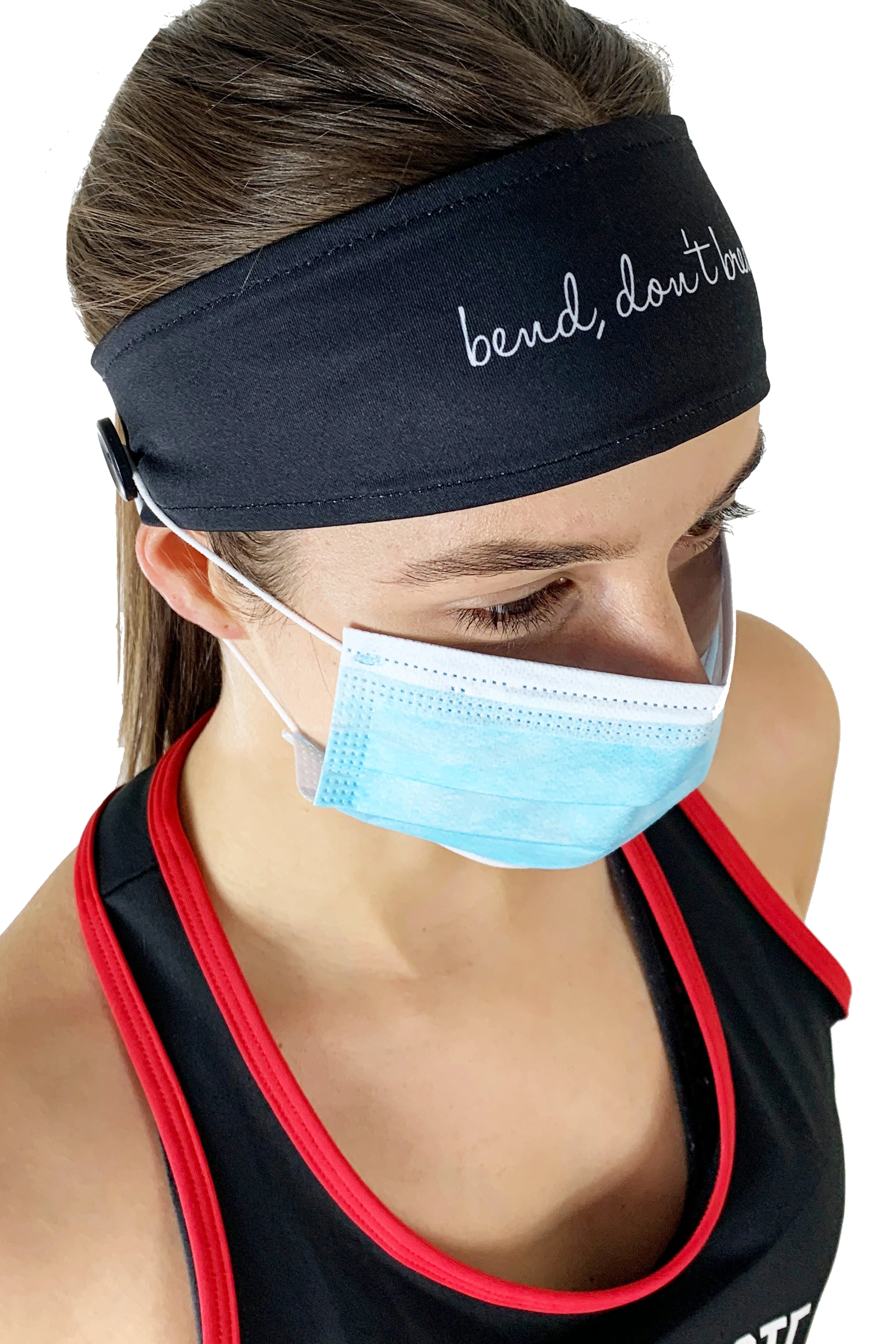 5417 -Bend Don't Break EAR SAVER Button Headband