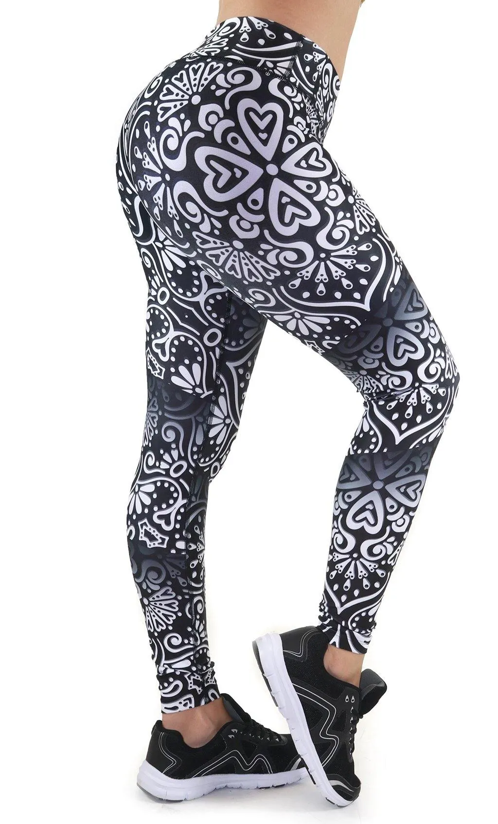 9020 Maripily Women Activewear Print Legging