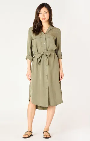 Belted Utility Dress