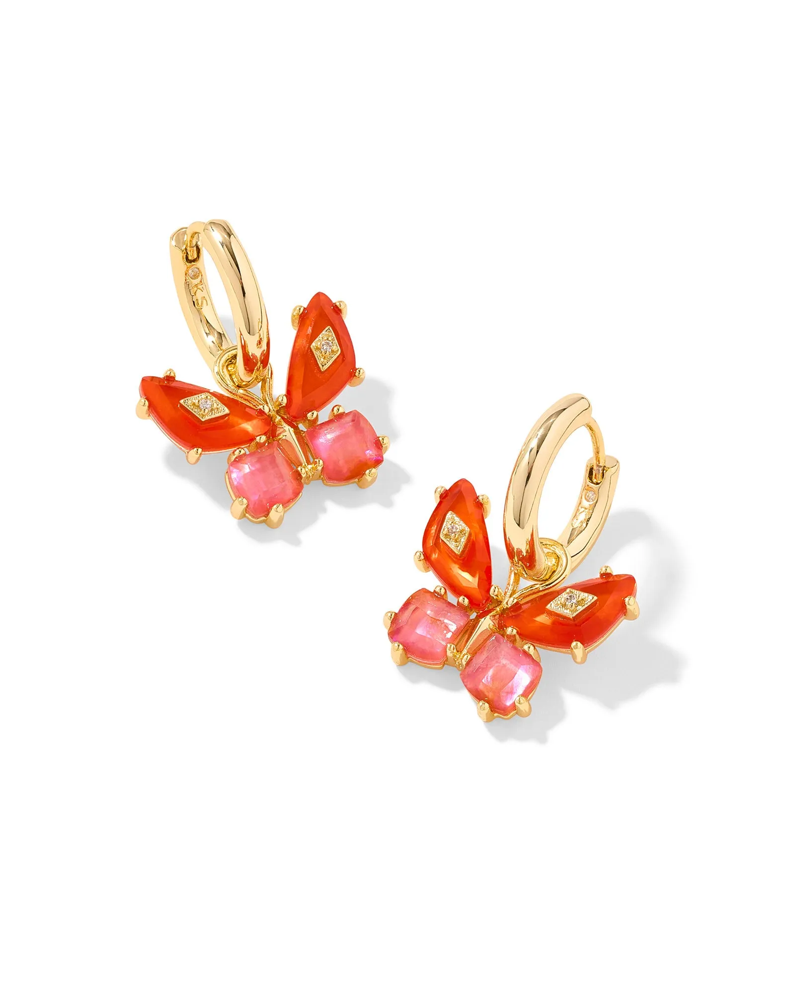 Bianca Butterfly Huggie Earrings