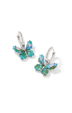 Bianca Butterfly Huggie Earrings