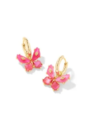 Bianca Butterfly Huggie Earrings