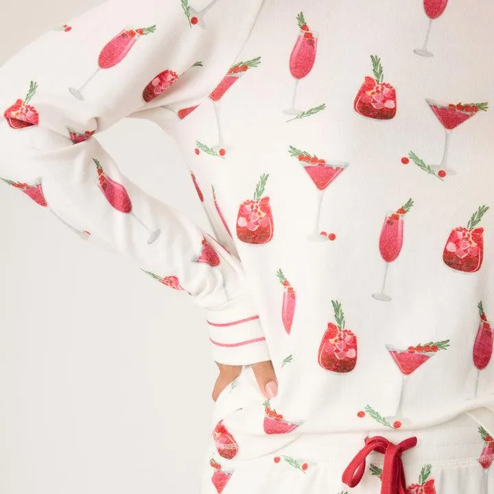 Cranberries & Cocktails Long Sleeve Top