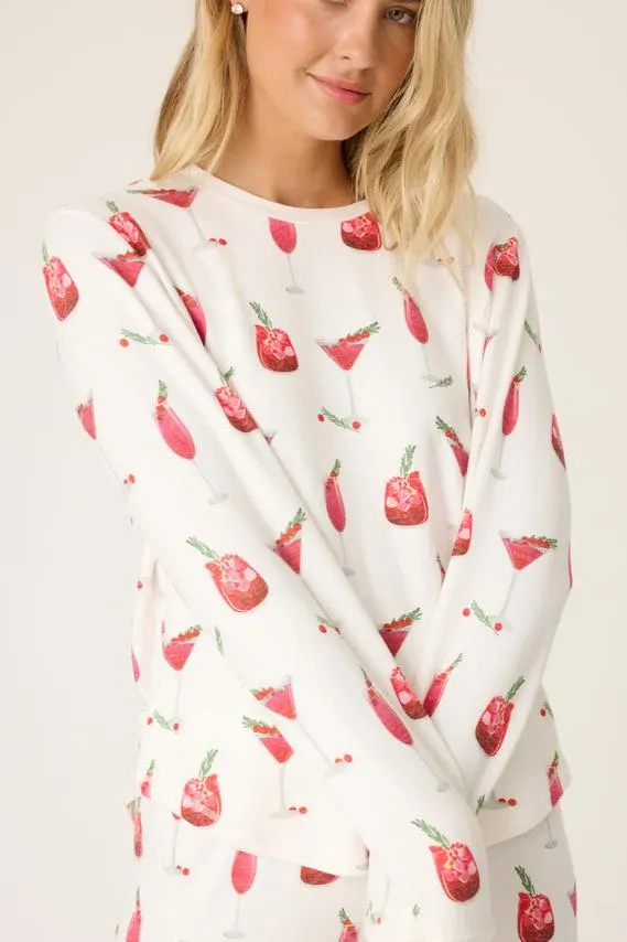 Cranberries & Cocktails Long Sleeve Top