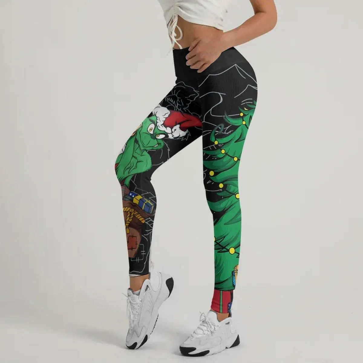 Grinch Christmas Leggings