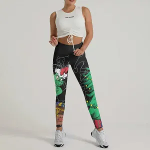 Grinch Christmas Leggings