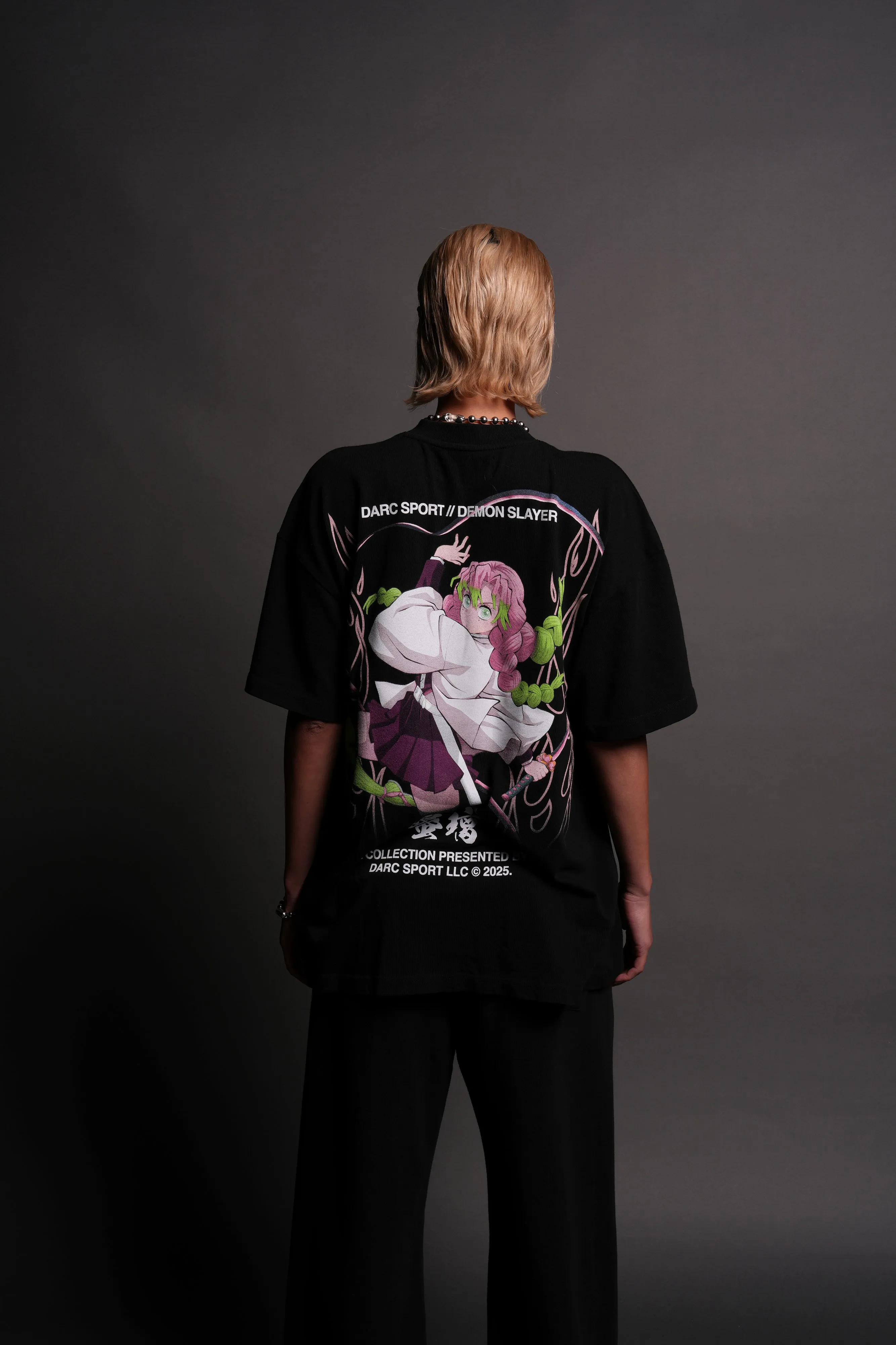 Her Fire "Pump Cover" Tee in Black