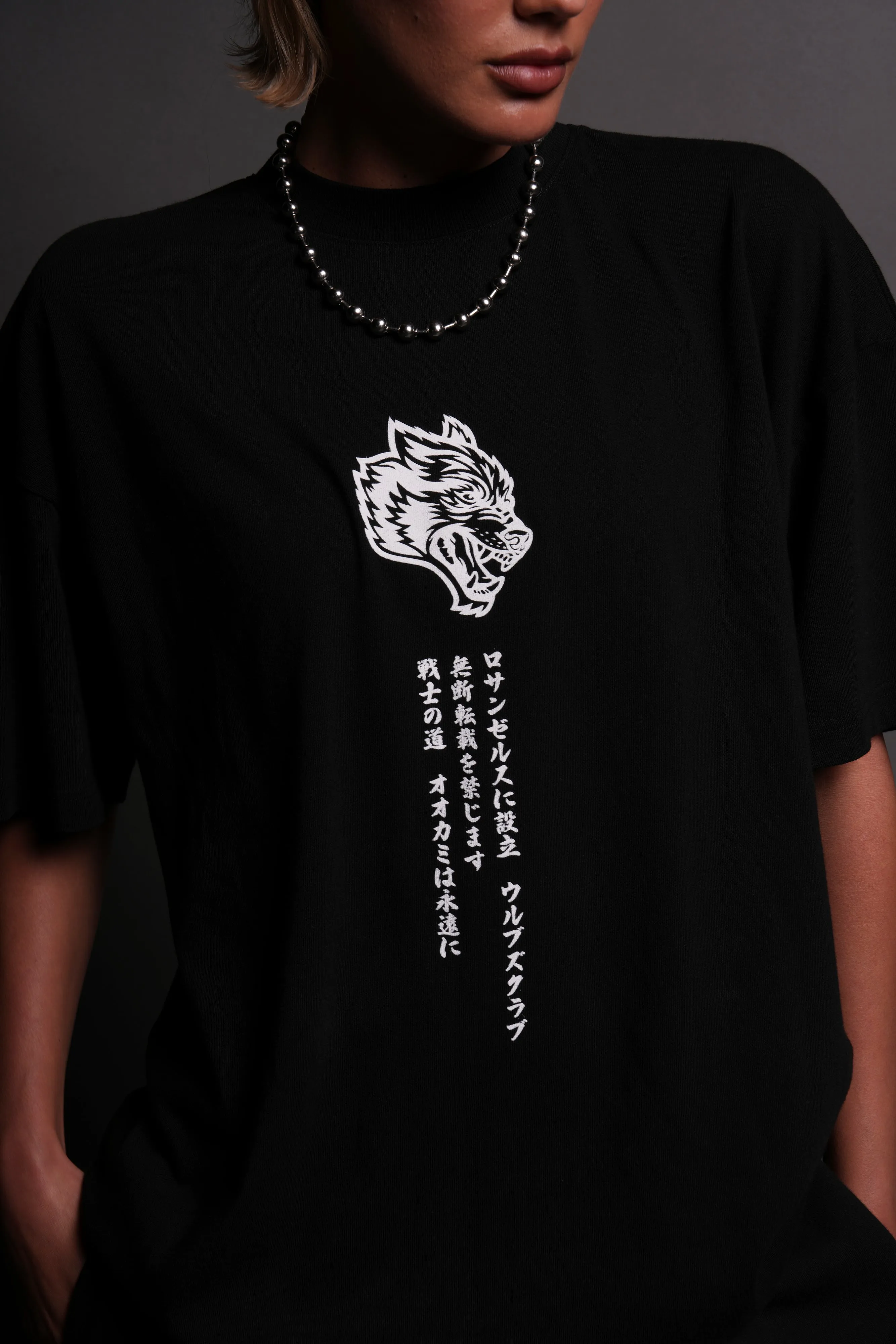 Her Fire "Pump Cover" Tee in Black