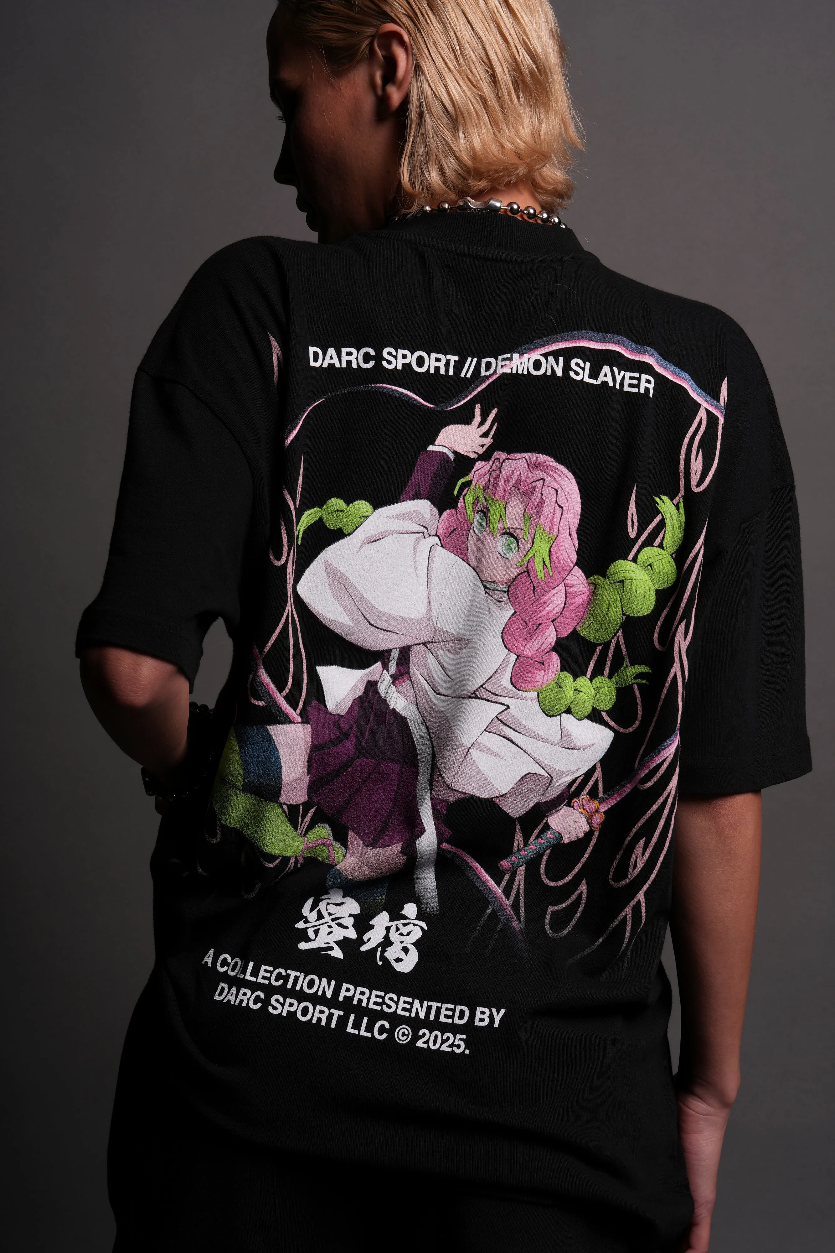 Her Fire "Pump Cover" Tee in Black