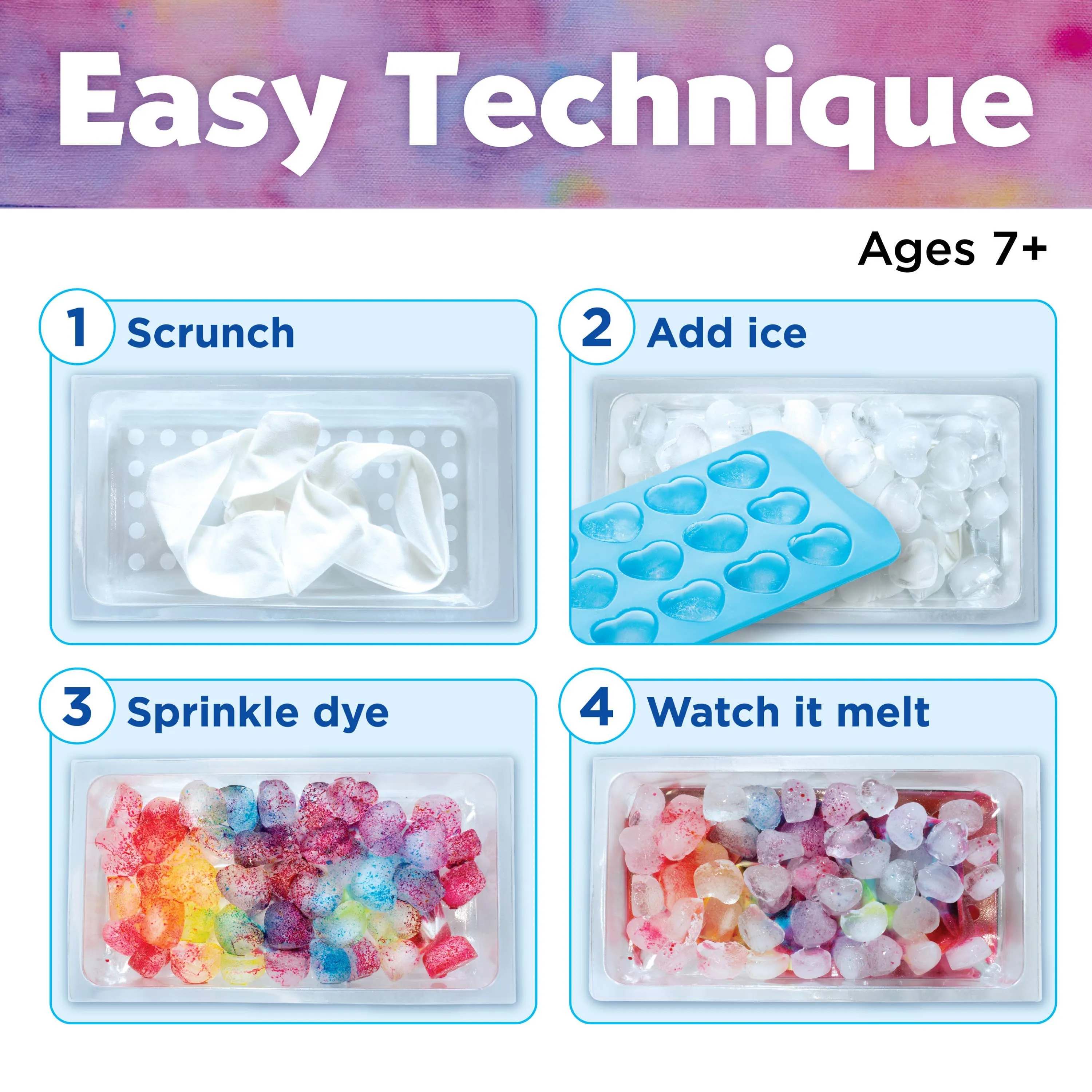 Ice-Dye Headbands
