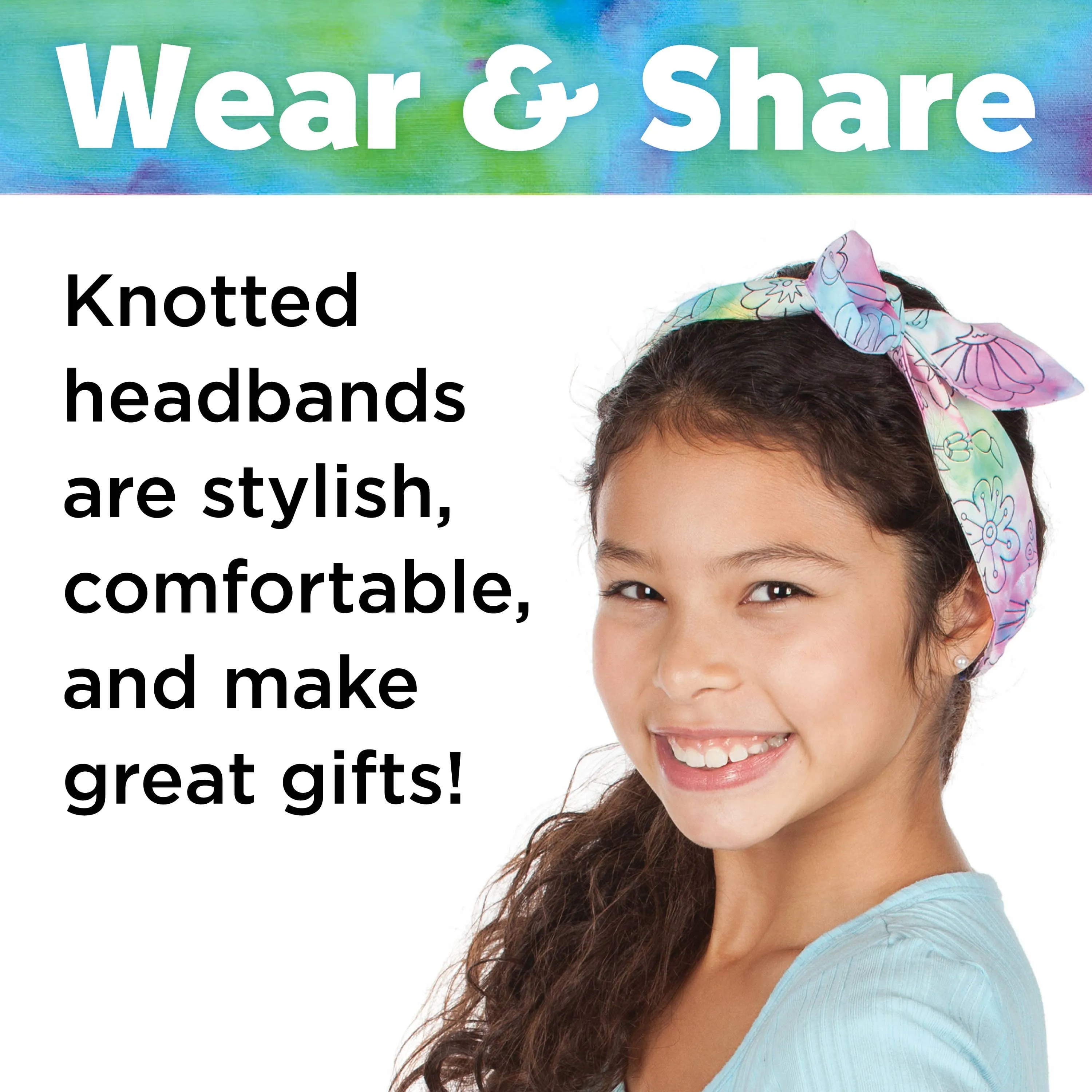 Ice-Dye Headbands