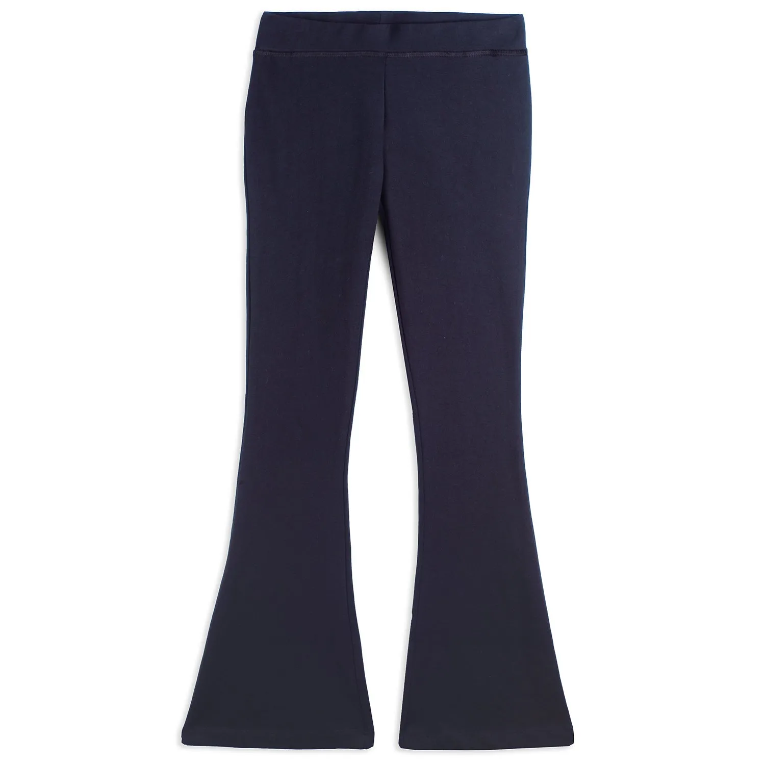 Kids Leggings: Organic Cotton Flared Yoga Pants: Solids