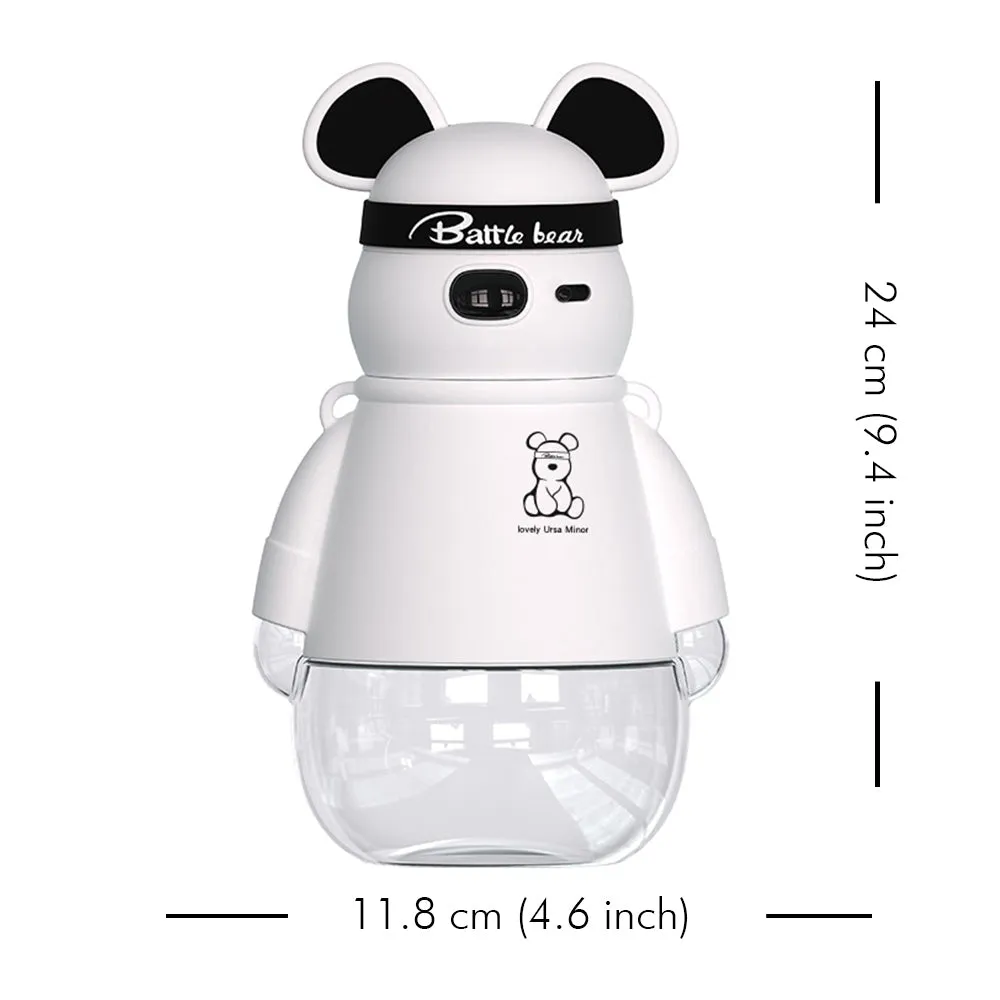Little Surprise White, Kelly Jo Bear Water Bottle For Kids And Adults, 1100 Ml, Black