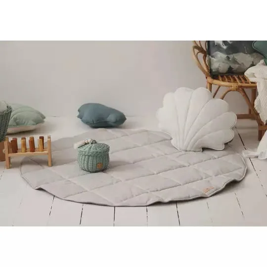 “Pigeon Grey” Linen Teepee Tent