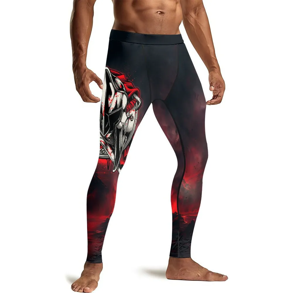 Spartan Mighty Warrior Men's Compression Leggings