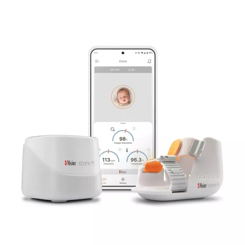 Stork Vitals (Boot Hub App) - White by Masimo
