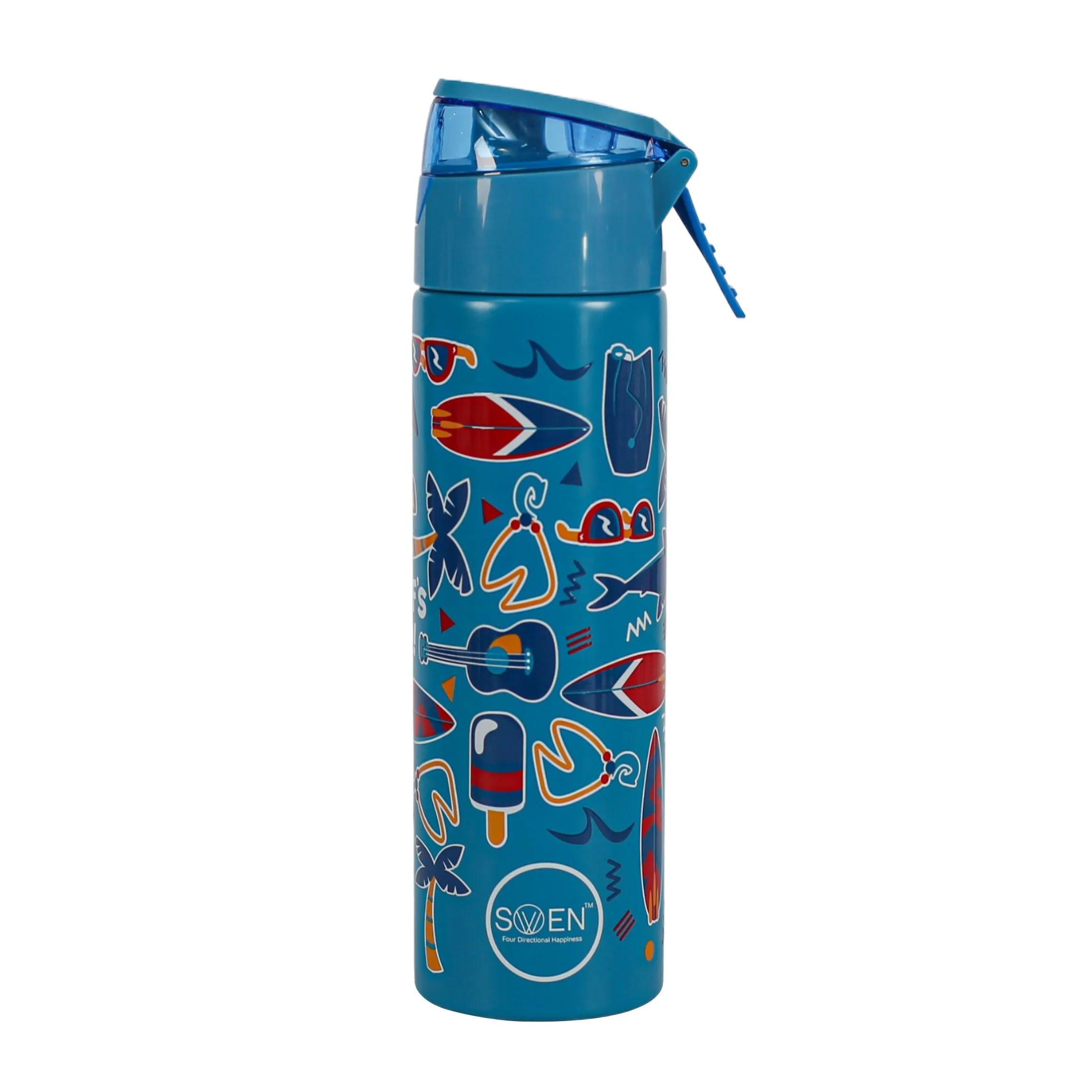 Swen Insulated Stainless Steel Mist Bottle, Blue Color - 640ml