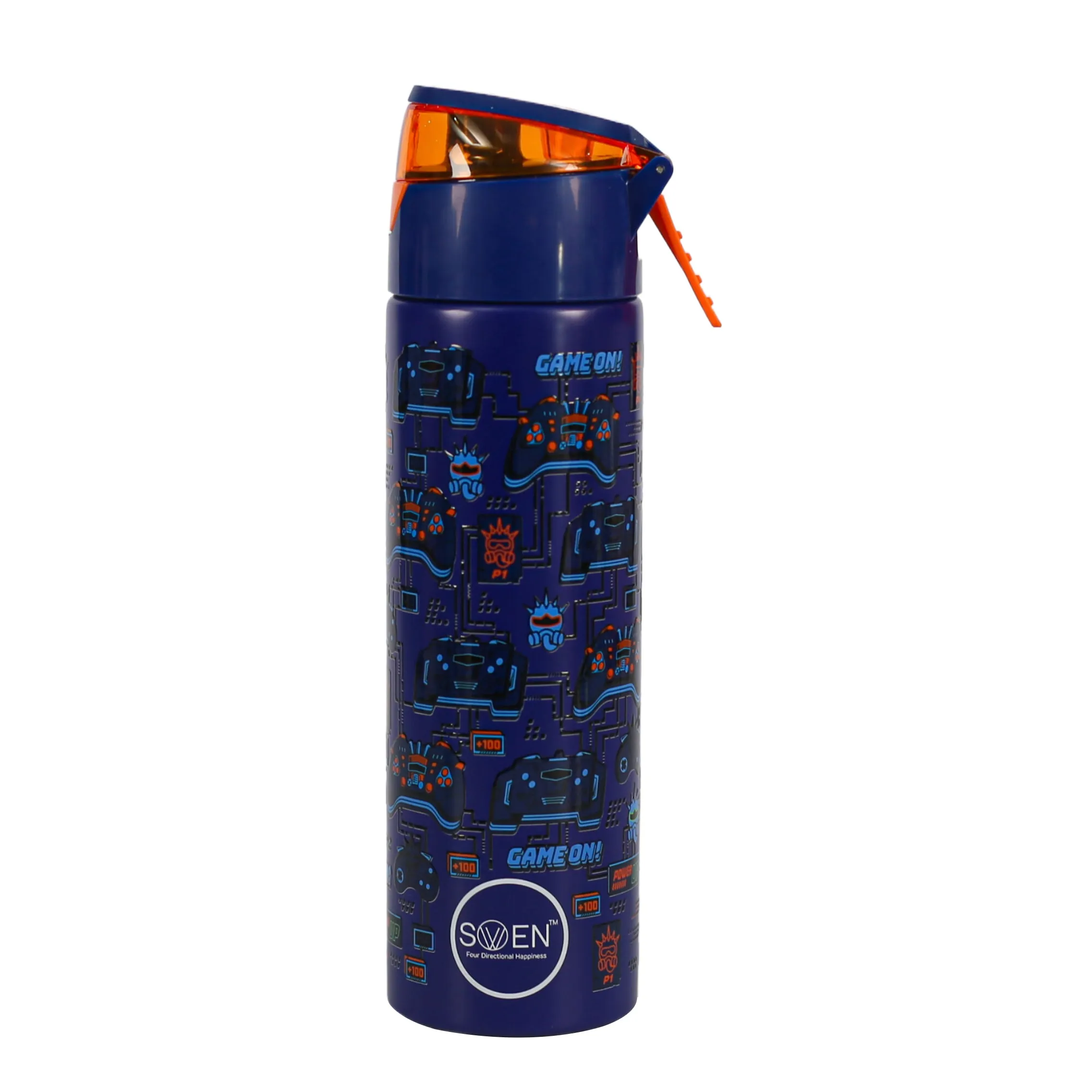 Swen Insulated Stainless Steel Playstation Theme Mist Bottle, Blue Color - 640ml