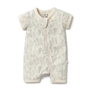 Wilson and Frenchy New Leaf Organic Boyleg Zipsuit